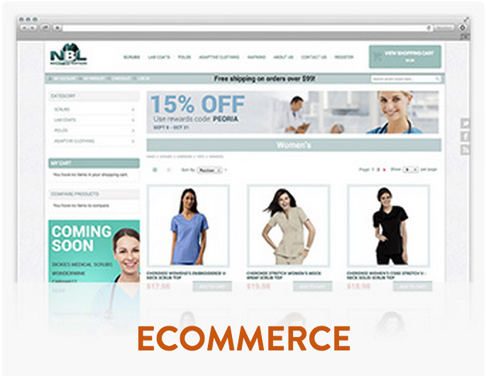 Ecommerce website design & development