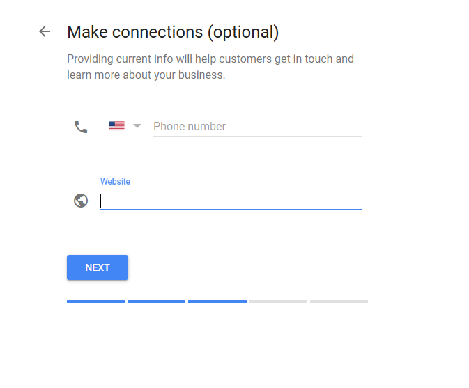 Google My Business Contact Info