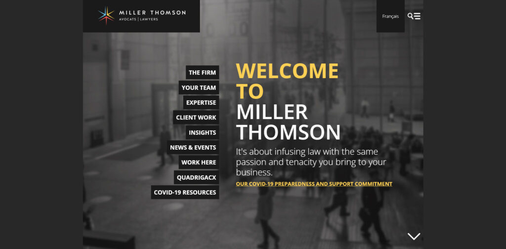 Miller Thomson LLP best law firm websites