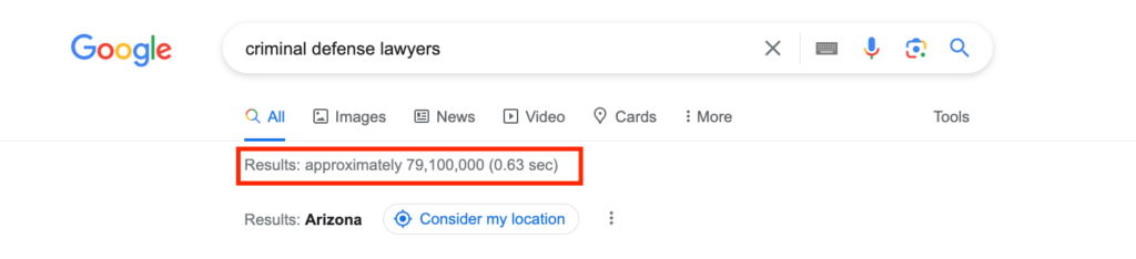 criminal defense lawyer search results