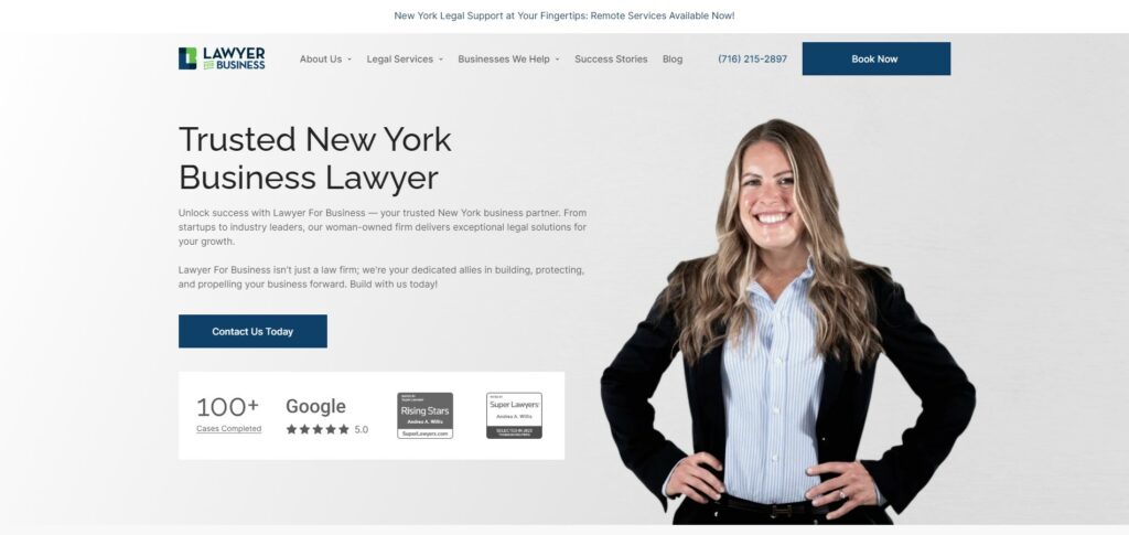lawyer for business web design