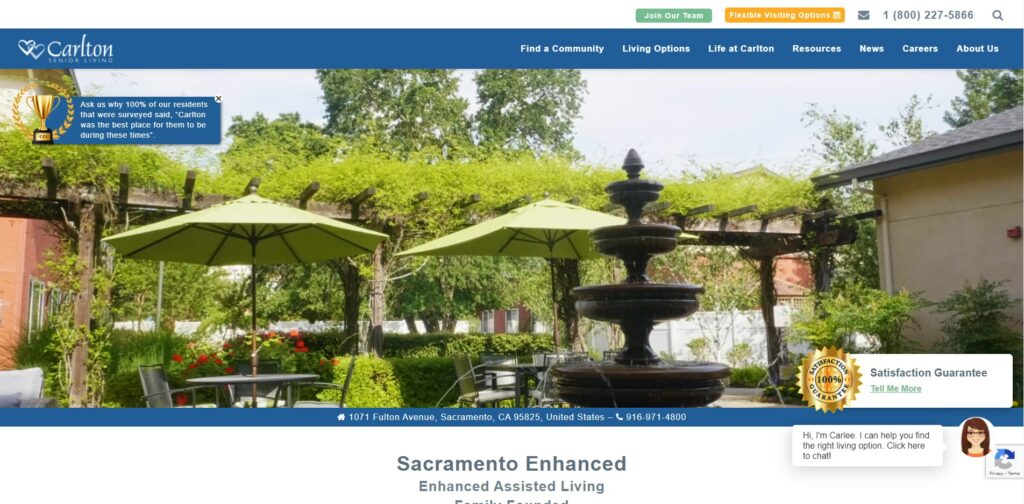 Sacramento Enhanced Community senior living 2022