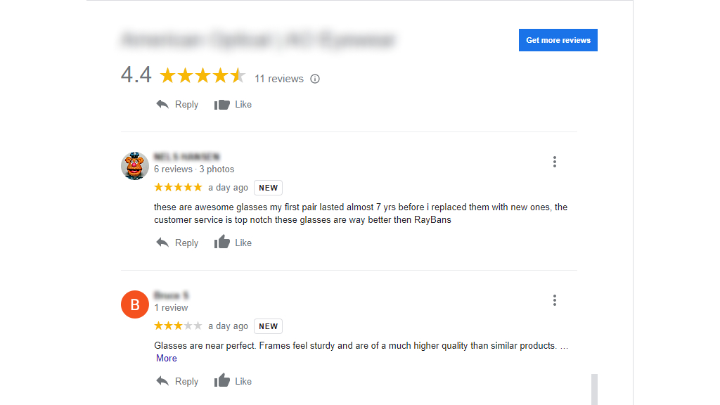 Customers review importance