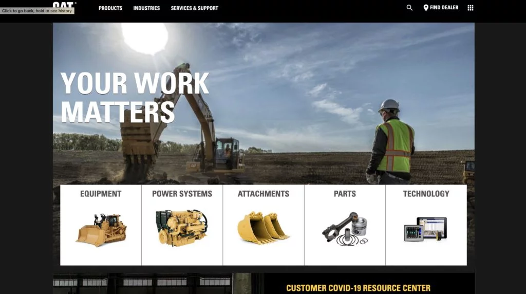 CAT Products & Services – North America | Caterpillar 