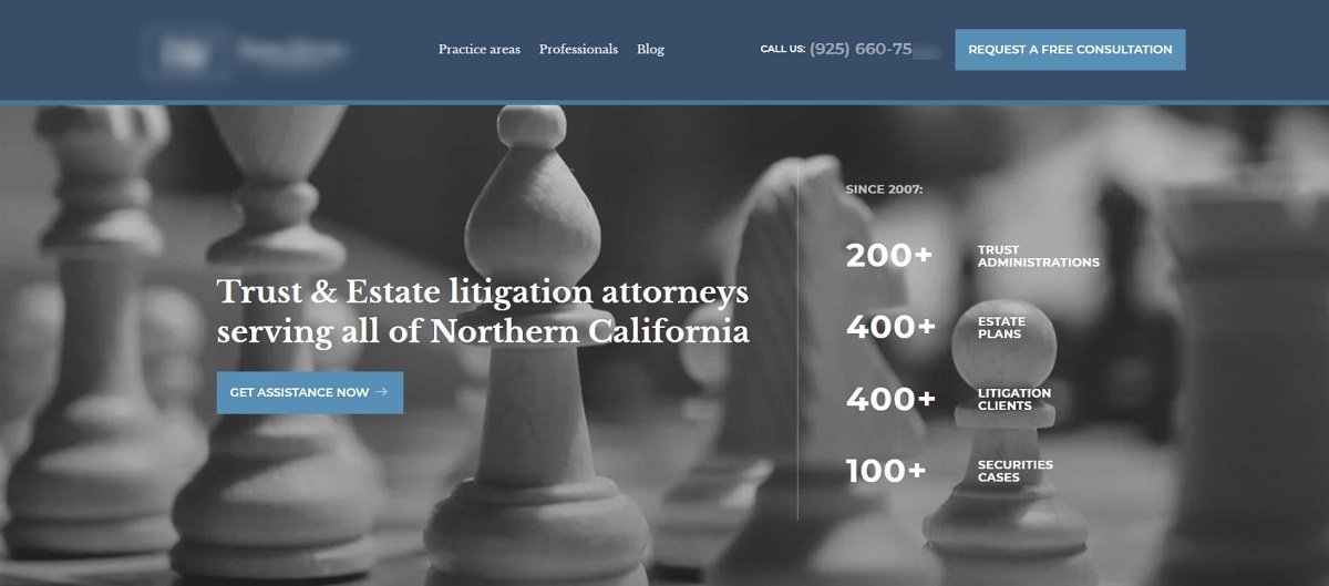 trust litigation law firm new website