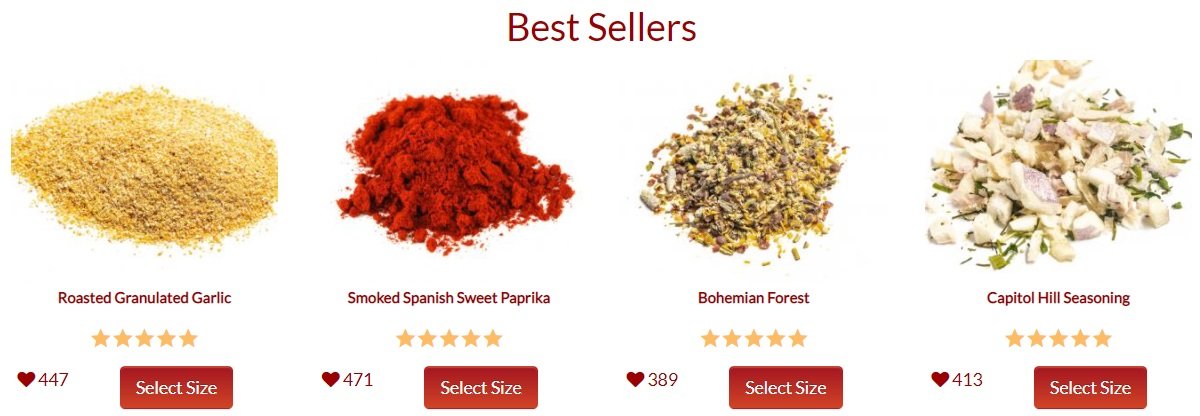 best seller link building strategy for a spice shop website