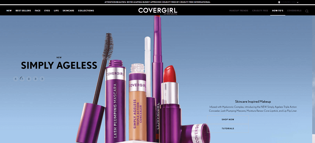 covergirl website