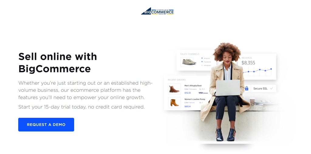 bigcommerce website builder example