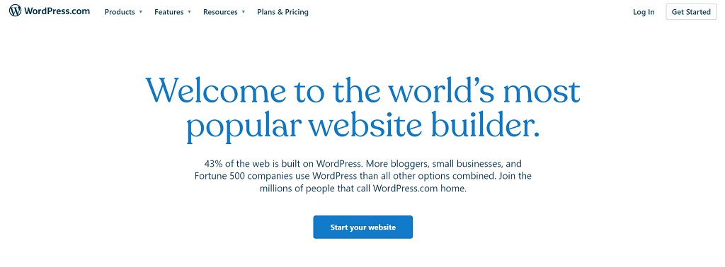 wordpress website builder example