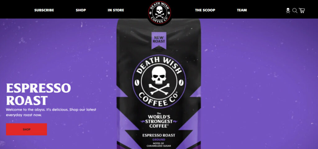 Death wish coffee image