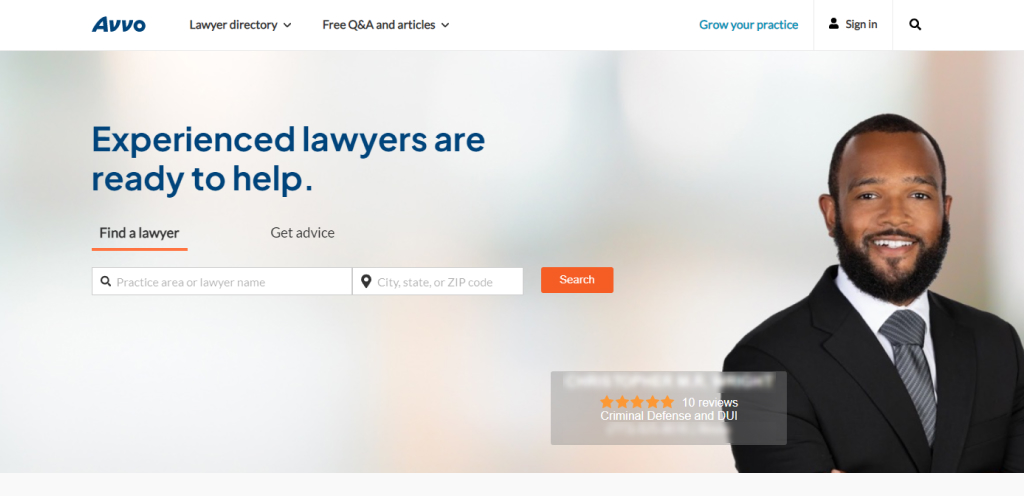 Avvo for lawyers