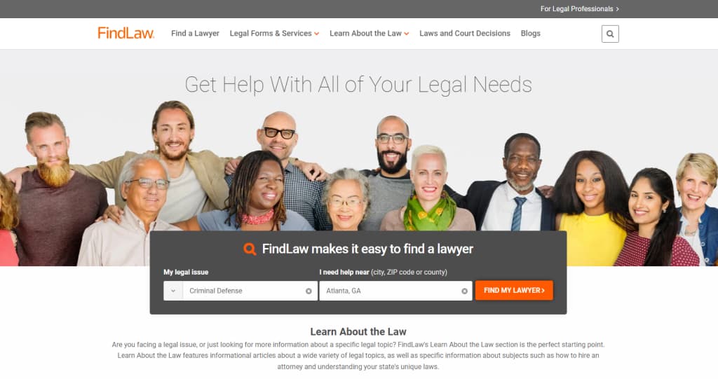 Findlaw for lawyers