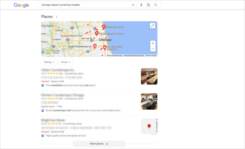 Local SEO for Chicago contractors