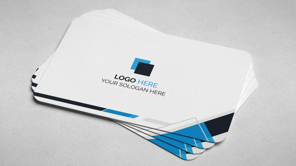 An example of business cards