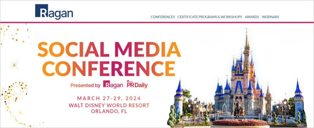 Ragan Social Media Conference screenshot