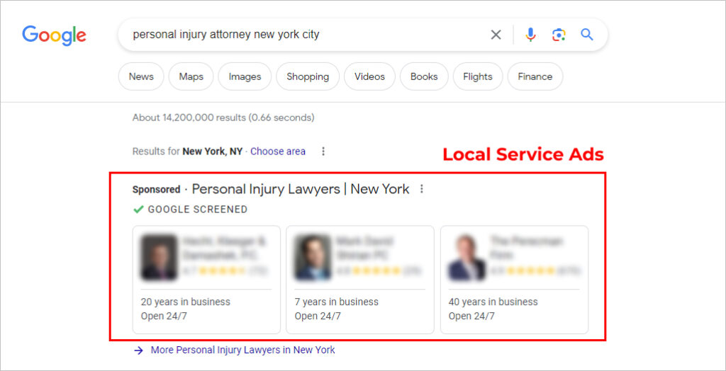 Local Service Ads for lawyers