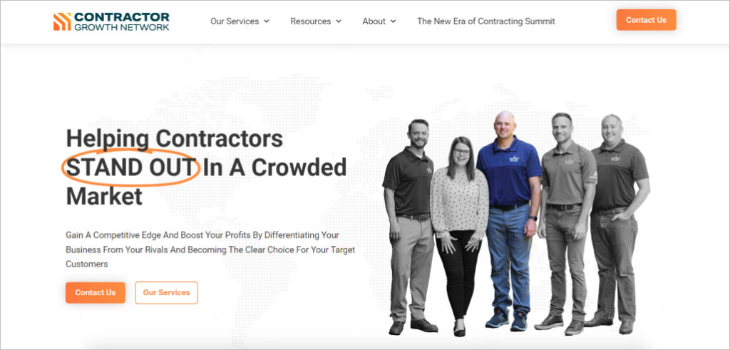 Contractor Growth Network screenshot