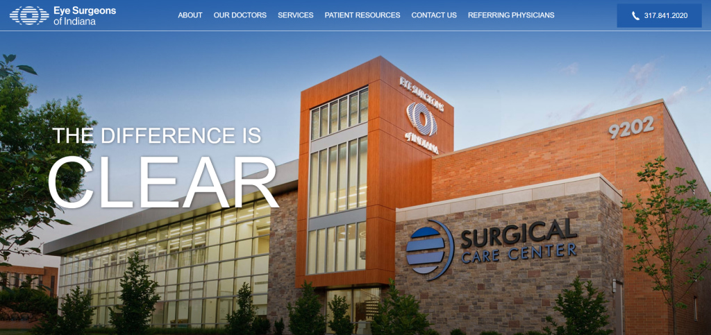 Eye Surgeons of Indiana homepage