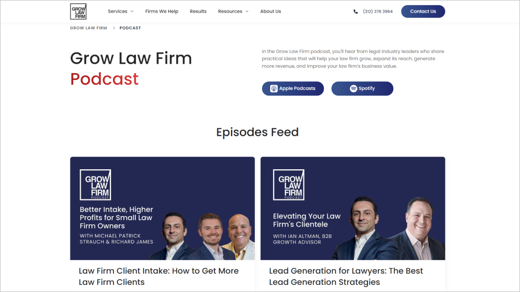 Grow Law Firm Podcast