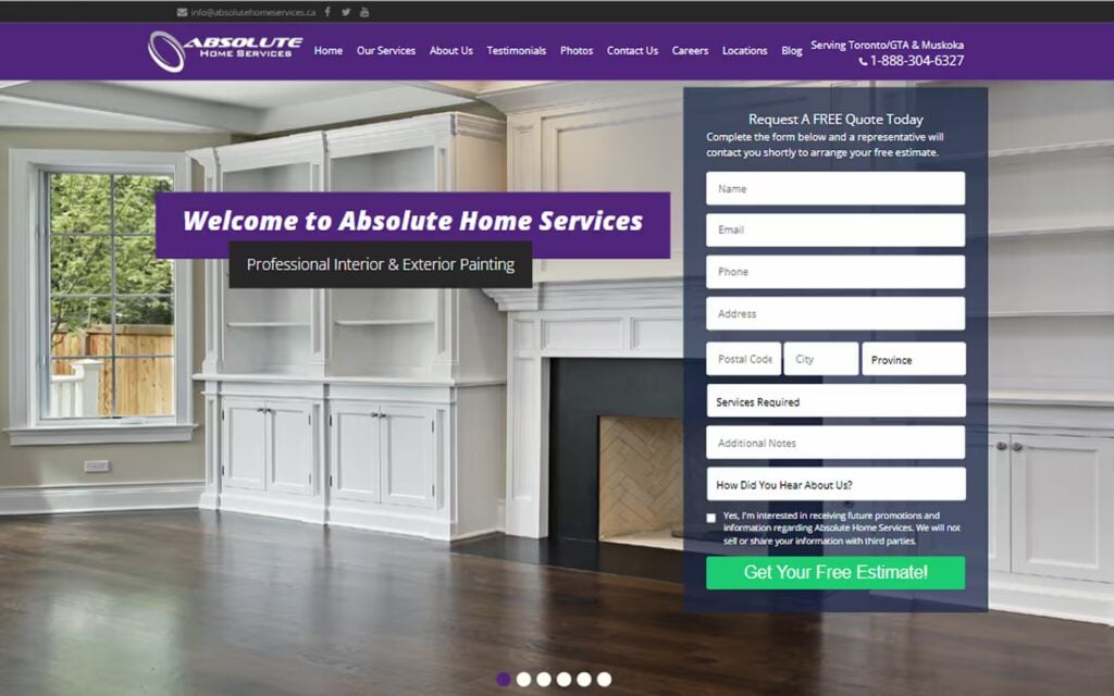 absolute home services before