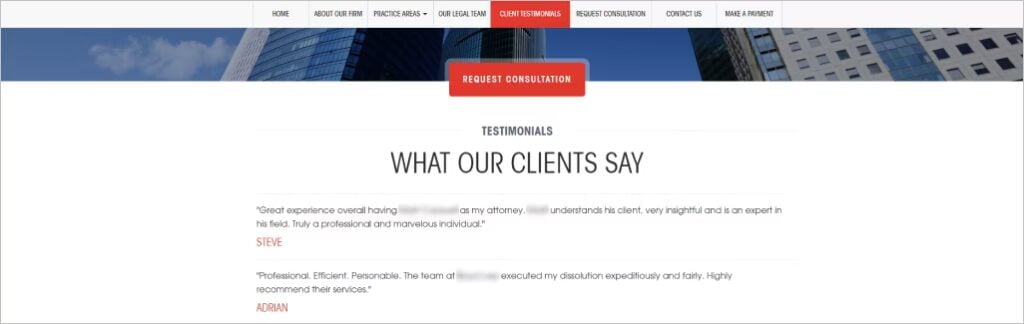 Testimonials