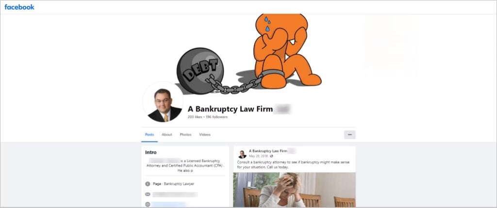 Facebook page