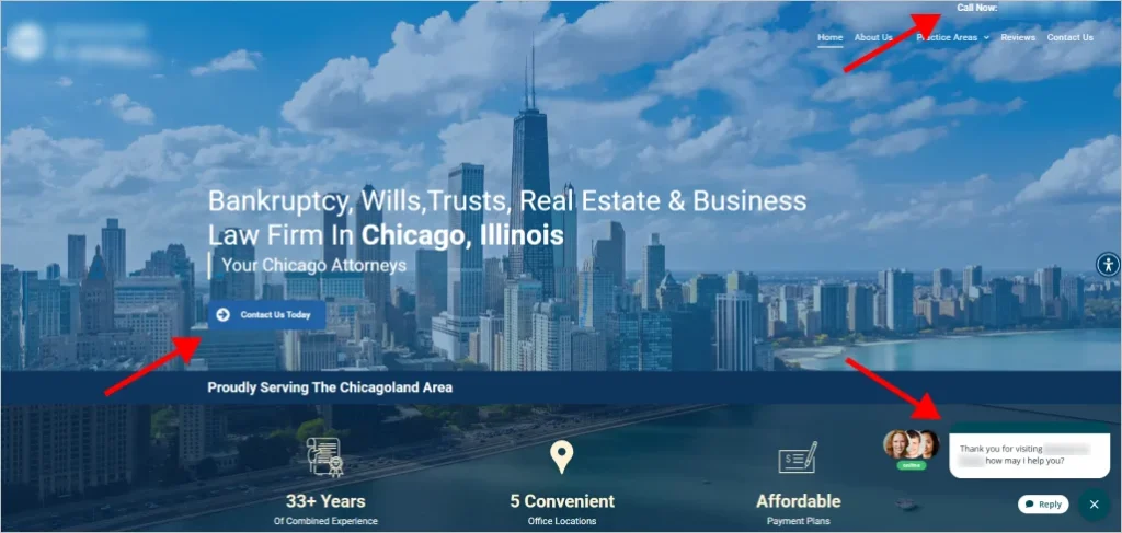 Bankruptcy Website Design