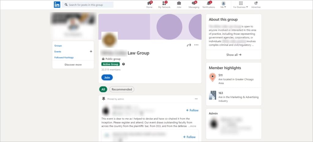 Join Relevant Groups