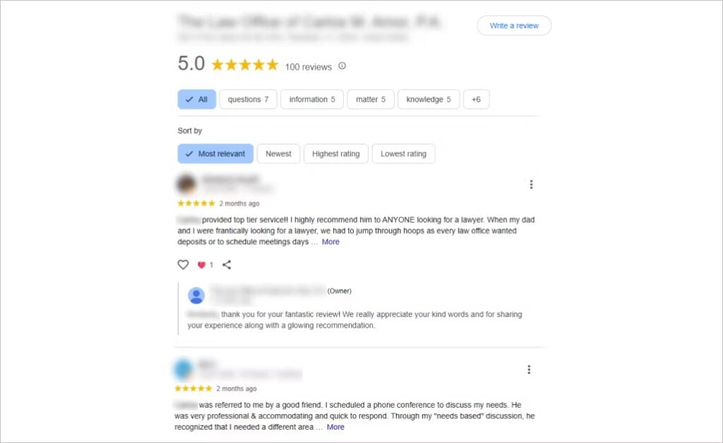Google Reviews