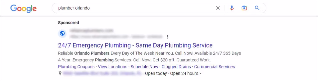 Search ad