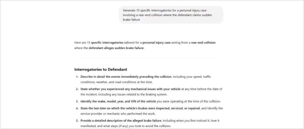 Clear, detailed prompts lead to faster, more accurate results.