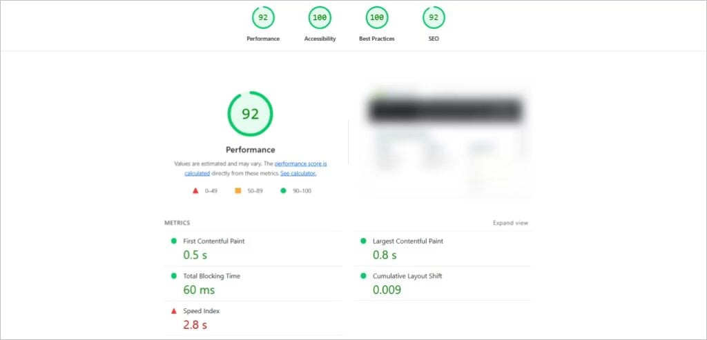 Page Speed