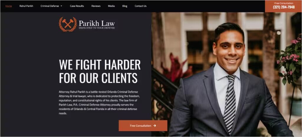 Parikh Law Home Page