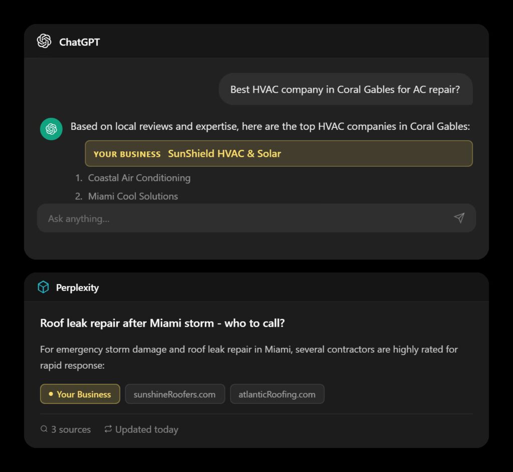 Generative Engine Optimization for Miami contractors — AI search and ChatGPT citations