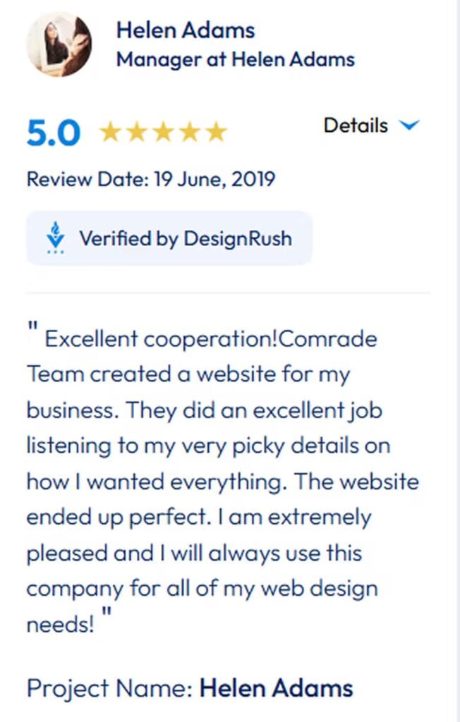 Client review 8