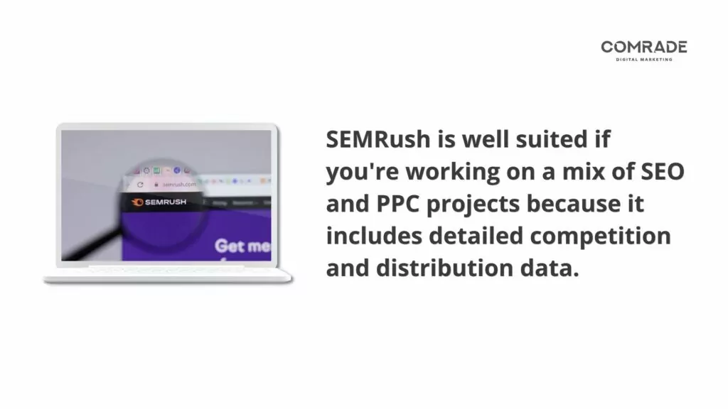 SEMRush for SEO and PPC projects