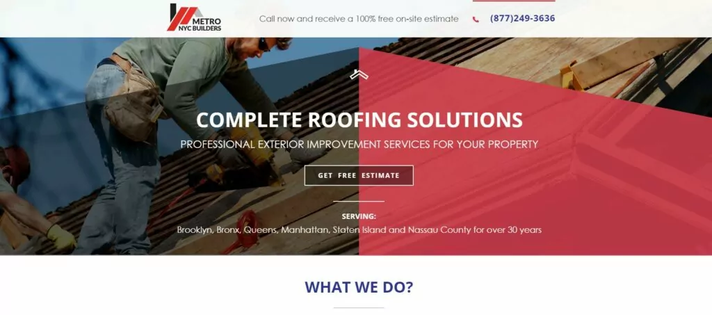 top best roofing websites
